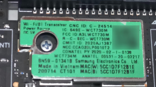 Sensor Ir Tv Samsung Un58tu7000gczb Wct730m Dk452 1