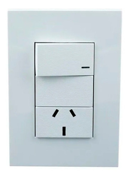 Jeluz Platinum Bastidor Armado Llave+toma Normaliz+tapa X30u 0