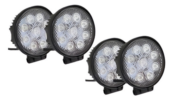 4pcs 27w Barra De Luz Led Spot Haz Trabajo Carro Jeep 4wd Su 0 4pcs 27w Barra De Luz Led Spot Haz Trabajo Carro Jeep 4wd Su 0