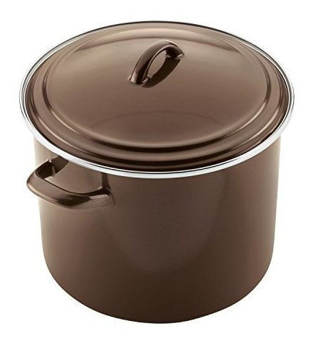 Ayesha Curry Home Collection Esmalte Sobre Acero Stockpot 12 1