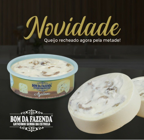 Queijo Recheado Bom Da Fazenda 350 Gramas Kit 3 Unidades 1