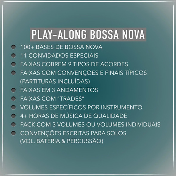 Play-along  Bossa Nova  (vol 3) (piano,teclados) 1