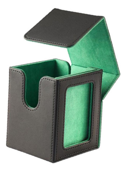 Caixa De Armazenamento De Cartão, Caixa Transparente Verde 0