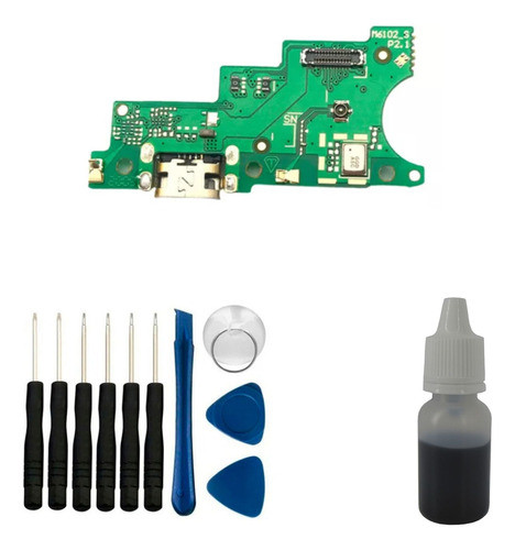 Placa De Carga Compativel Com Moto E6s Xt-2053 + Kit Reparo 0