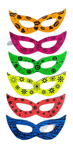 72- Antifaces Fluo Impresos Importados-fiestas-cotillón-2331 1