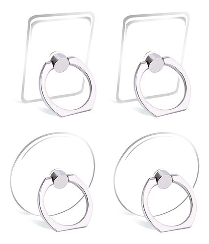 Soporte Transparente Para Anillo De Telefono Celular, Ani... 0