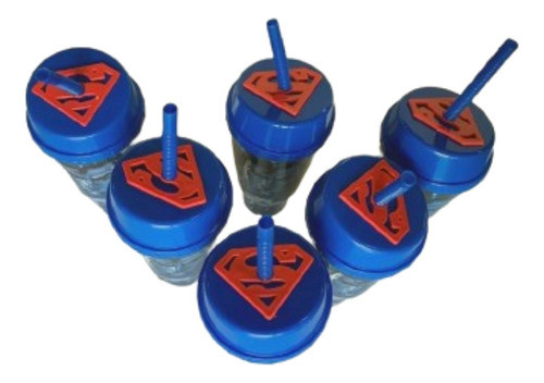 Kit Festa Super Homem 10 Copos Lembrancinha Festa 1
