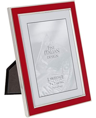 Lawrence Marcos Metal En Plata Con Esmalte Marco De Imagen 0