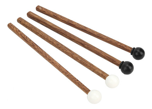 4 Peças De Baqueta De Borracha Infantil Steel Tongue Drum Ma 1