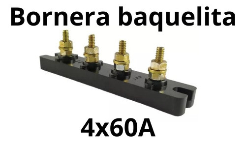 Bornera De Baquelita Tetrapolar 60a 1