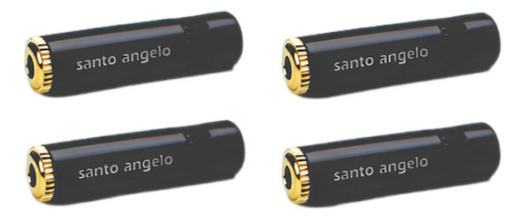 Kit 4  Plugs Jack P2 Fêmea Stereo Sas - Santo Angelo 0