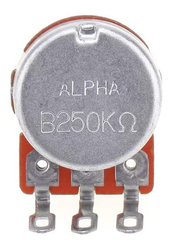 Kit 3 Potenciômetros Guitarra Stratocaster A250k B250k Alpha 1