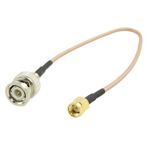 Chapado En Oro Bnc Macho A Sma Macho Conector Cable Coaxial 0