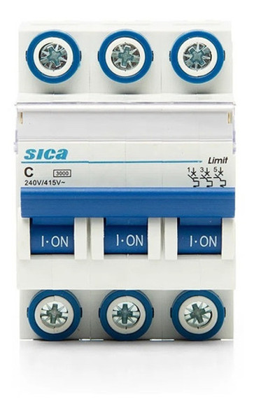 Termica Tripolar Termomagnetica 32a 3x32 Sica X Unidad 0