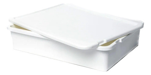 5 X Caja Plastica Tapa Fermentado Leudado De Masas Grande 0