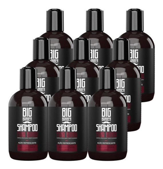 Shampoo Para Barba Big Barber 250ml Fardo Com 9 Unidades 0 Shampoo Para Barba Big Barber 250ml Fardo Com 9 Unidades 0