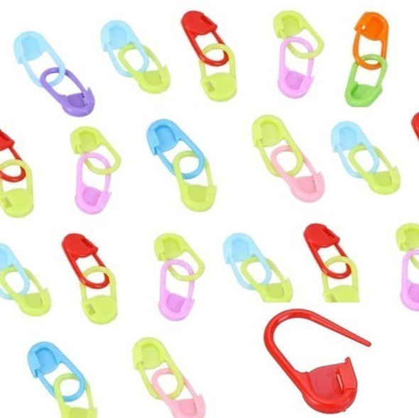 Alfinete De Plastico Marcador De Ponto Crochê Trico Kit 100 0