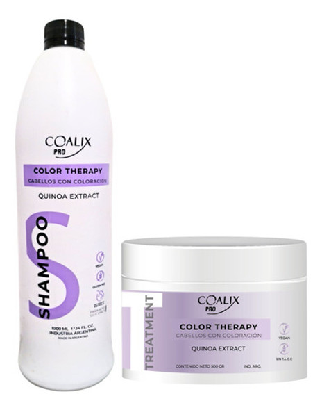 Color Therapy Coalix Pro Sh + Tratamiento Grande Pelo Teñido 0 Color Therapy Coalix Pro Sh + Tratamiento Grande Pelo Teñido 0