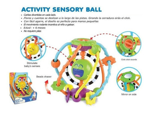 Sonajero Interactivo Activity Sensory Ball Megatoys 0