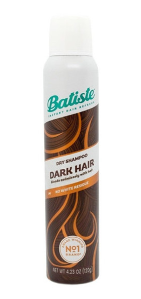 Batiste Dry Shampoo En Seco Dark Hair Color Castaño Oscuro 0 Batiste Dry Shampoo En Seco Dark Hair Color Castaño Oscuro 0