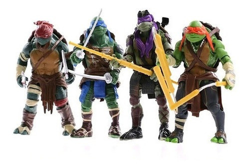 Bonecos Tartarugas Ninja Coleção Completa - Frete Grátis! 0