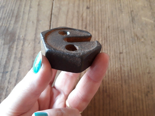 Peso Balança Antiga De Braço Sextavado 20 Kgs 1