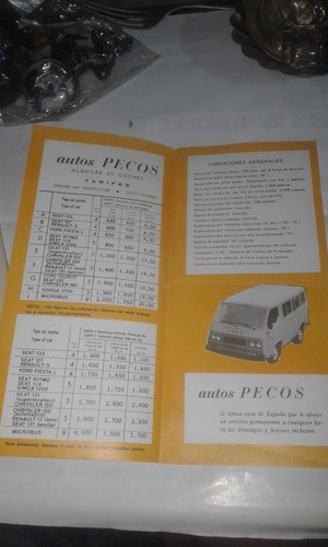Antigua Papeleria Autos Pecos Alquiler Seat Dodge Taunus 1