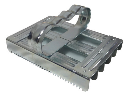 Escova Rapadeira Zincada Com Alça Limpa Pelo Tira Sujeira 0