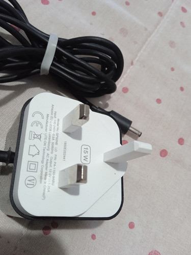 Carregador Echo Dot 15 W 1