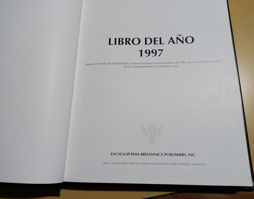 Libro Del Año 1997 - Enciclopedia Británica Publishers 1