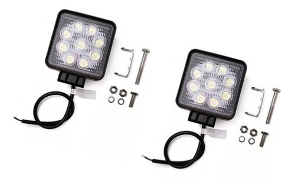 2 Faro Auxiliar Reflector 4x4 Led Off Road 27w 12v Camion 1 2 Faro Auxiliar Reflector 4x4 Led Off Road 27w 12v Camion 1