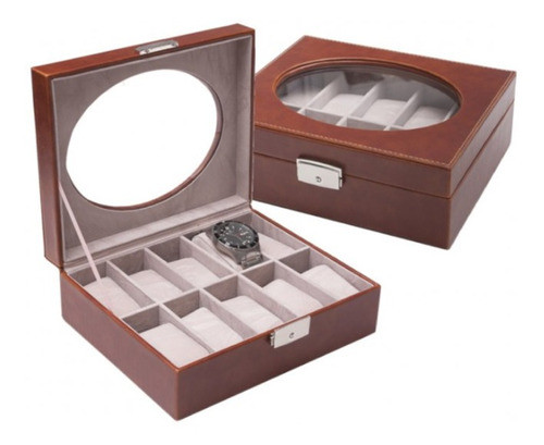 Estuche Caja Organizador Para 10 Relojes Calidad Premium P9a 0