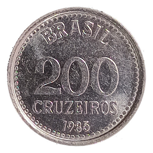 Brasil 200 Cruzeiros 1985 Exc Km 596 Escudo Nacional 0