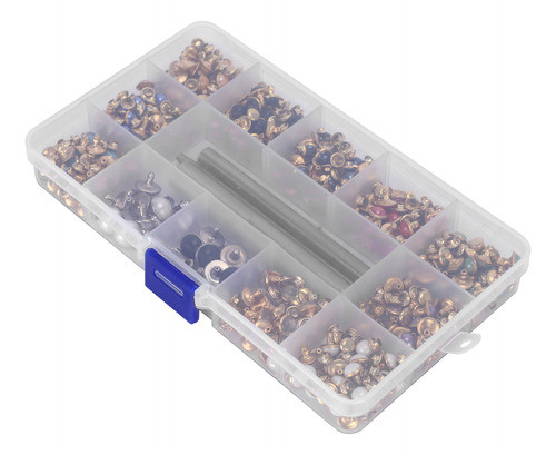 Conjunto De Rebites De Strass De Cores Mistas, Pinos De Miça 1