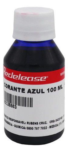 Corante Translúcido Azul P Resinas Poliester Epoxi 100ml 0