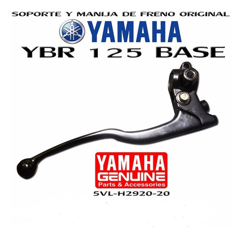 Soporte Con Manija De Freno Yamaha Ybr 125 Original Base Fas 0