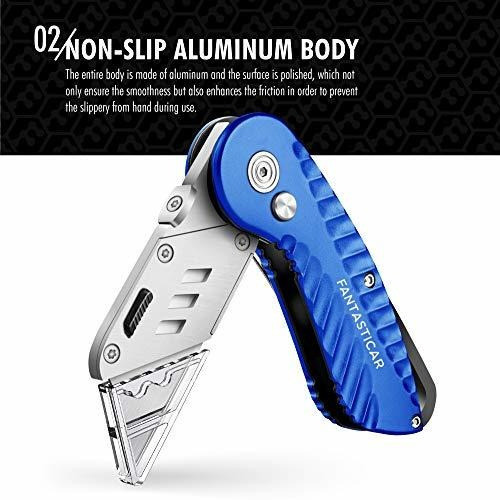 Cutter Trincheta Cuerpo Metalico Fantasticar - Ocean Blue 1