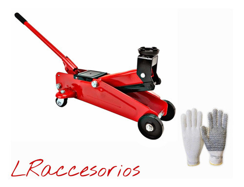 Crike Carrito Hidráulico 2 Tn Reforzado Auto + Guantes 0