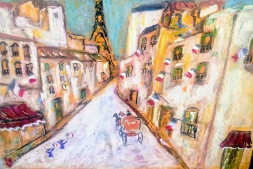 Octavio Rojo Oleo Pastel 50x70 0