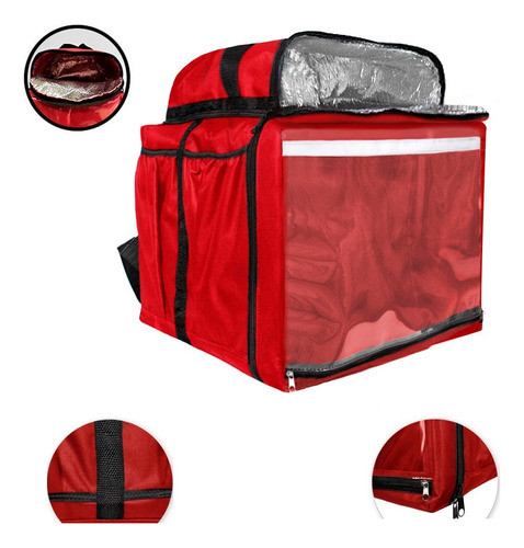 Mochila Motoboy Pizza Sem Isopor - Alça Em Couro 1