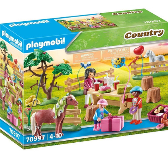 Playmobil Country 70997 Fiesta Cumpleaños En Granja De Ponys 0