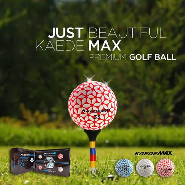 Pelotas Golf Kaede Max 2 Tonos Distancia Colores (media Azul 1
