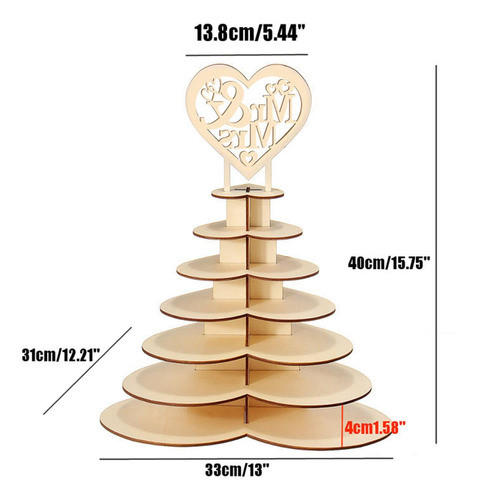 Suporte De Exibição De Sobremesa De Chocolate Em Forma De 1