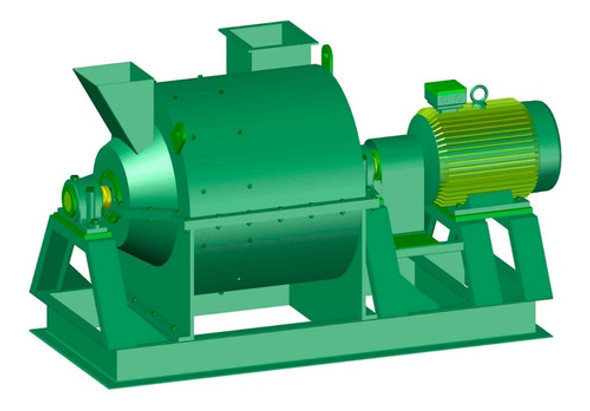 Molino Pulverizador, Planos Completos De Todas Las Piezas Para Fabricar El Equipo. 0
