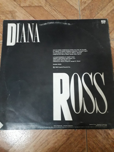 Vinilo Diana Ross / Ross Año 1983 1