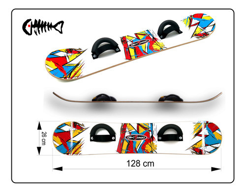 Sandboard - Tabla Arena - Sharky + Cera Para Tabla 1
