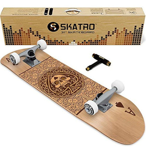 Patineta Completa Pro Skateboard De 31 Pulgadas. 0