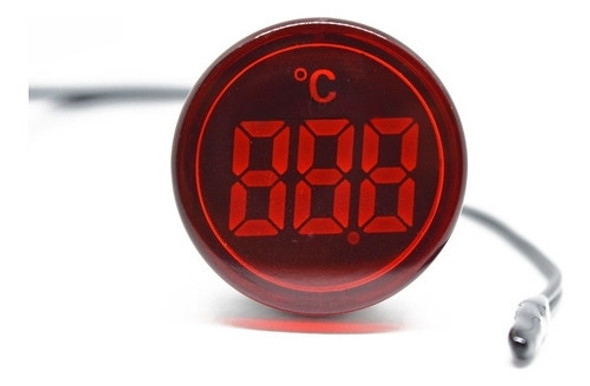 Mini Termometro Ojo Buey Digital Led 220v -20 A 199°c Baw 1