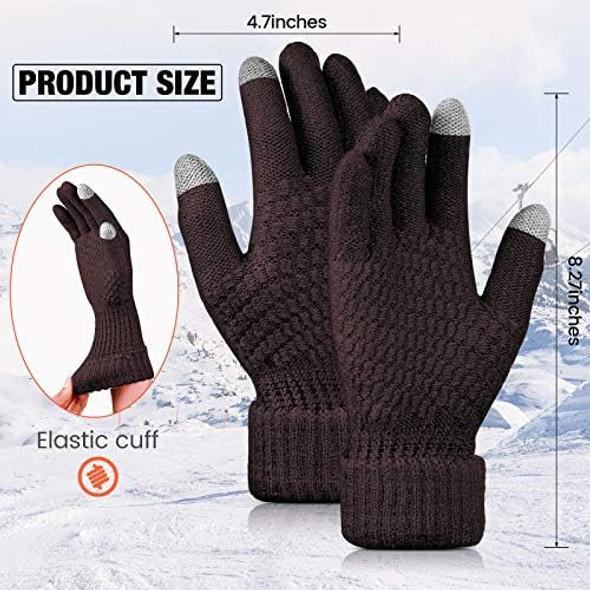 4 Pares De Guantes De Invierno Para Mujer Con Pantalla De De 1
