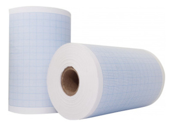 Kit 5 Papel Para Eletrocardiógrafo Ecg Ecafix 58x30 Metros 1